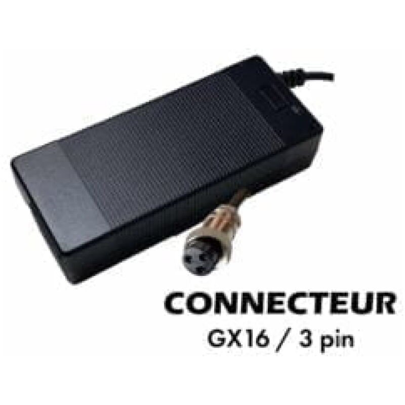 Chargeur trottinette électrique 58.8V 2A (connecteur GX16-3p)