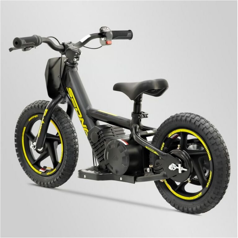 Draisienne électrique sano sedna shadow 12" 2024 Jaune