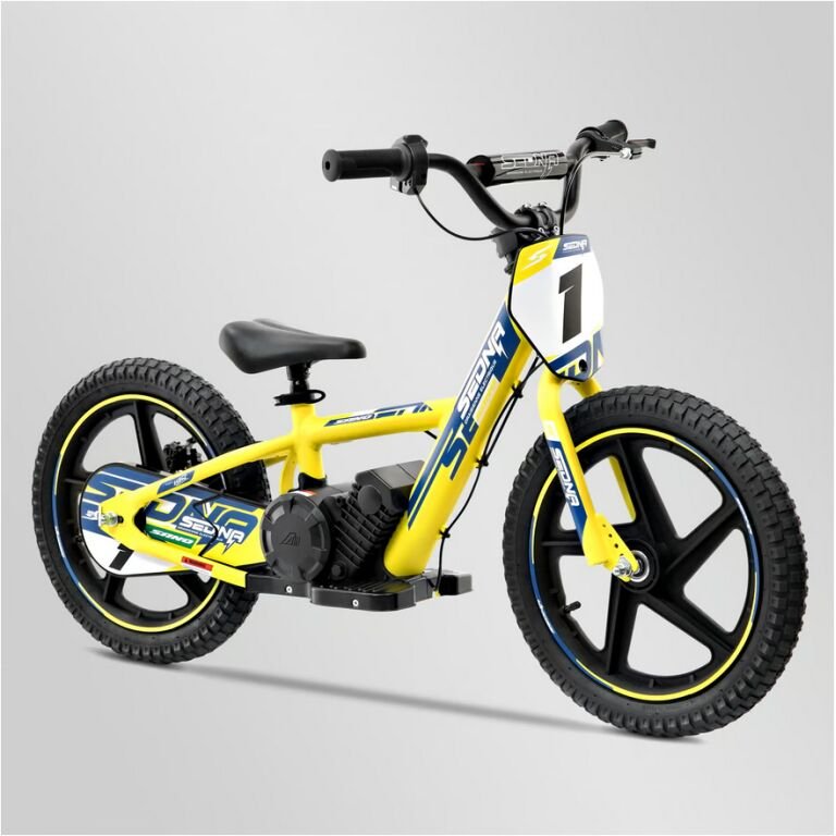 Draisienne électrique sano sedna race 16" plus 2024 Jaune