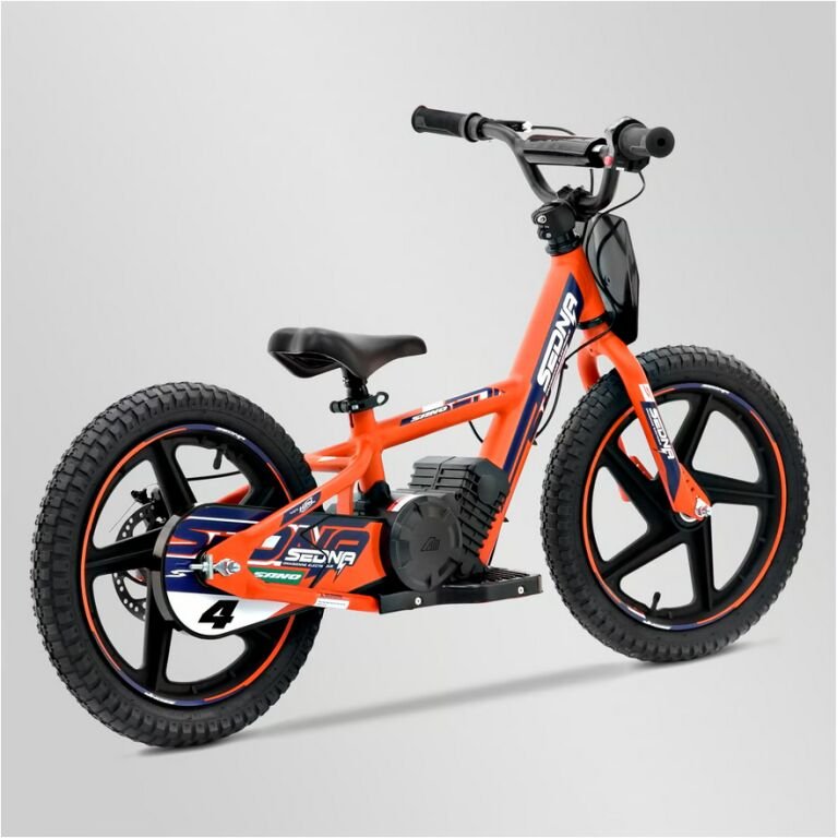 Draisienne électrique sano sedna race 16" plus 2024 Orange