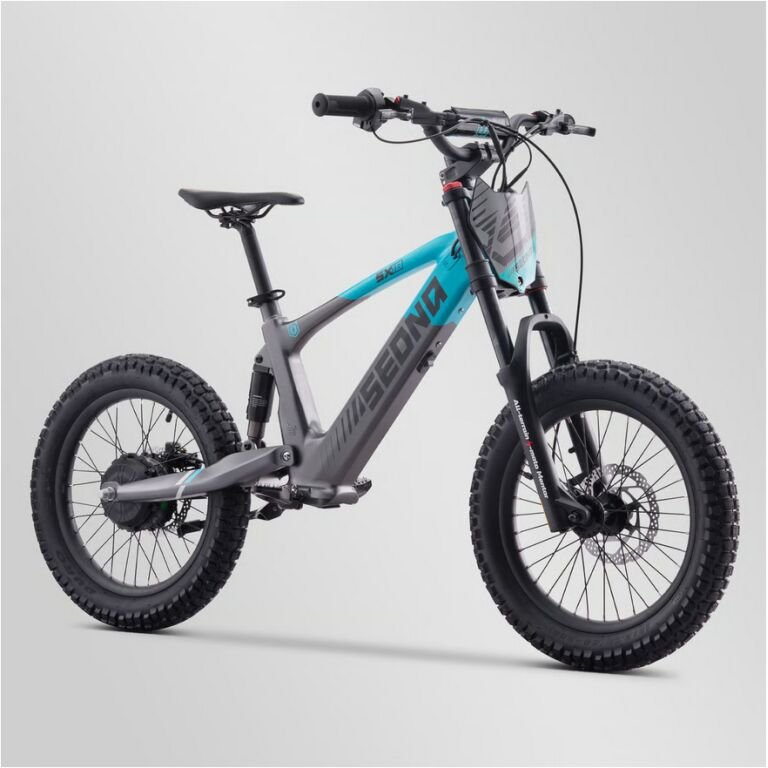 Draisienne électrique enfant 18 pouces sedna sx 18" 2024 Bleu vendu par Ride Concept. Mesdames et messieurs, amateurs de sensations fortes et de chevaliers en herbe, j'ai le plaisir de vous présenter la monture ultime pour vos petits explorateurs : la Sedna SX 18 d'Apollo ! Imaginez votre mini-chevalier chevauchant son destrier d'acier à travers les plaines et les vallées, à la conquête de nouveaux royaumes. Oubliez les tricycles poussiéreux, voici la Tesla des draisiennes ! La Sedna SX 18, c'est bien plus qu'une simple draisienne, c'est un véritable joyau technologique et stylistique ! Plongez au cœur de ses fonctionnalités extraordinaires : Une suspension digne d'un VTT professionnel, pour affronter les terrains les plus accidentés sans perdre une miette de confort. Votre petit aventurier pourra se prendre pour un champion de motocross, sans risquer les bosses et les bleus. Des freins à disque hydrauliques, pour un freinage précis et sécuritaire, même dans les descentes les plus raides. Fini les cris d'effroi et les bobos à chaque virage ! Des jantes en aluminium stylées, pour un look qui fera tourner toutes les têtes dans le parc. Votre enfant sera la star du quartier, à n'en pas douter ! Un guidon BMX, pour un contrôle total et des figures spectaculaires. Accrochages et loopings garantis, sous la surveillance attentive des parents, bien sûr ! Un cadre en aluminium léger et robuste, pour des aventures sans limites. Votre petit chevalier pourra chevaucher sa monture pendant des heures, sans se fatiguer. Un moteur électrique puissant et silencieux, pour une assistance discrète qui permettra à votre enfant de gravir les montagnes les plus escarpées sans transpirer une goutte. Fini les crises de fatigue en plein milieu de l'exploration ! Une batterie longue durée, pour des heures de fun et d'aventures ininterrompues. Votre petit explorateur pourra parcourir des kilomètres et des kilomètres sans se soucier de recharger sa monture. Avec la Sedna SX 18, offrez à votre enfant un cadeau inoubliable qui lui permettra de développer son sens de l'aventure, sa coordination et sa motricité, tout en s'amusant comme un fou ! Alors, n'attendez plus et faites de votre petit chevalier un véritable roi de la draisienne ! Informations complémentaires : Âge recommandé : A partir de 9 ans ou 1m25 (pour éviter les chutes de cheval trop douloureuses) Moteur : 500W Brushless (pour une puissance silencieuse et contrôlable) Batterie : lithium 36V 5Ah (pour des aventures qui durent toute la journée) Cadre : en aluminium tout suspendu solide et durable (pour résister aux chocs et aux sauts les plus fous) Fourche : télescopique réglable avec blocage (pour s'adapter à tous les terrains et à tous les styles de conduite) Amortisseur : à gaz réglable (pour un confort optimal, même sur les terrains les plus accidentés) Freins : à disque hydraulique avant/arrière (pour un freinage précis et sécuritaire) Guidon : style BMX (pour un contrôle total et des figures spectaculaires) Concevoir: sport et unique (pour un look qui fera sensation dans le quartier) Assistance électrique : avec trois modes adaptés au niveau de chaque enfant (pour une progression en douceur et sécurisée) Roue : de 18" en aluminium (pour plus de fun et de stabilité) Légère et facile à manier (pour que votre petit chevalier puisse l'utiliser en toute autonomie) Pneus hybrides adaptés à tous types de terrains (pour des aventures sans limites) N'hésitez pas à nous contacter, nos conseillers chevaliers se feront un plaisir de vous aider à choisir la draisienne idéale pour votre petit explorateur !