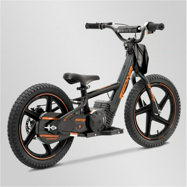 Draisienne électrique sano sedna shadow 16" plus 2024 Orange