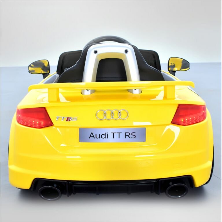 Voiture électrique enfant audi tt rs Jaune