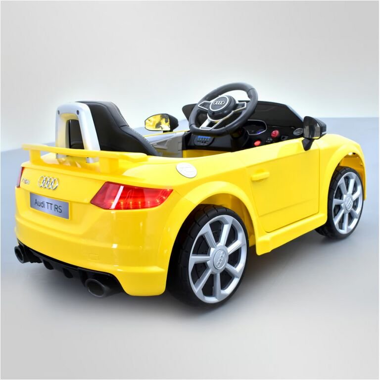 Voiture électrique enfant audi tt rs Jaune