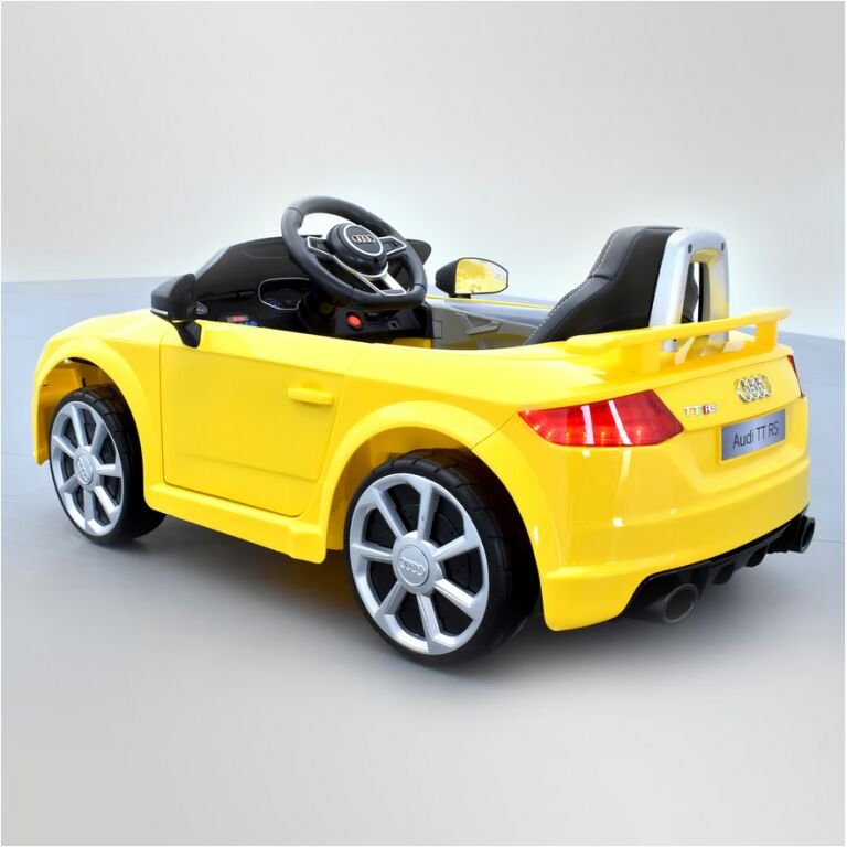 Voiture électrique enfant audi tt rs Jaune