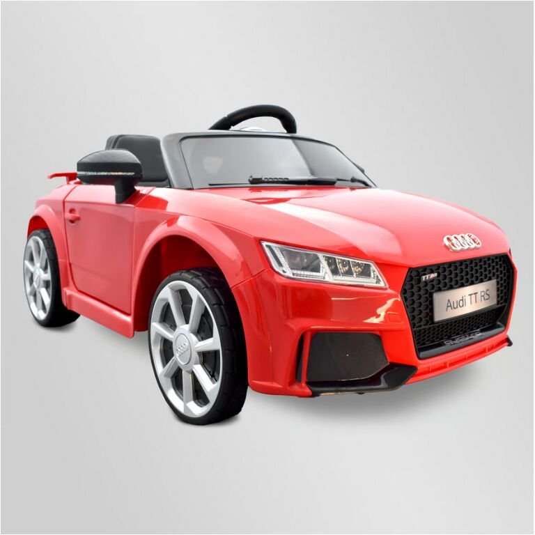 Voiture électrique enfant audi tt rs Rouge