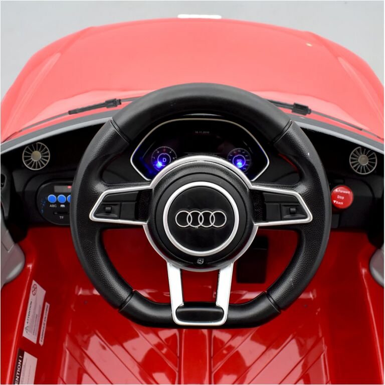 Voiture électrique enfant audi tt rs Rouge