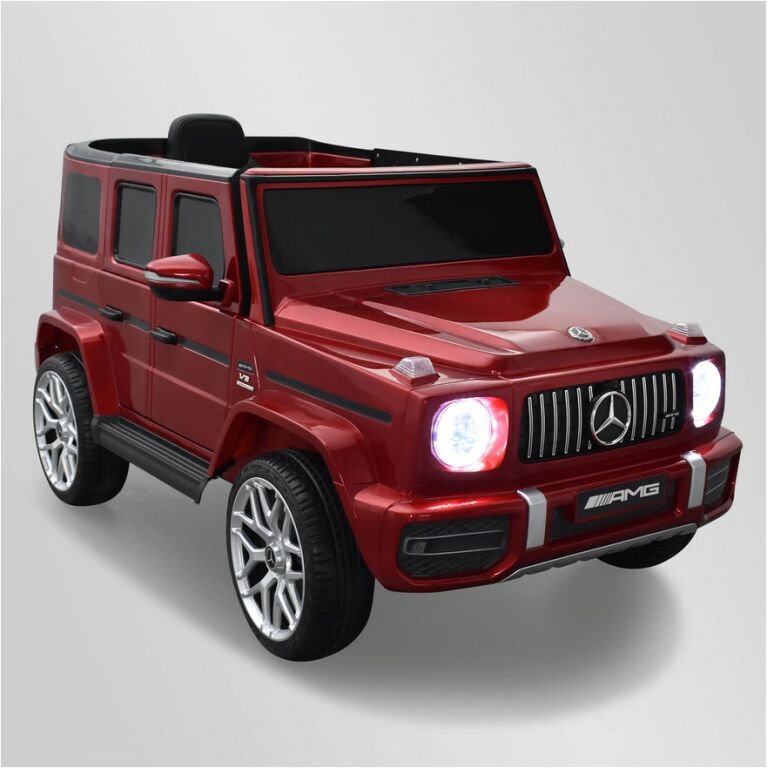 Voiture électrique enfant mercedes benz amg g63 Rouge