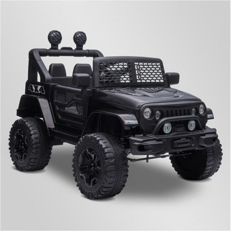 Voiture enfant électrique smx jeep mountain Noir