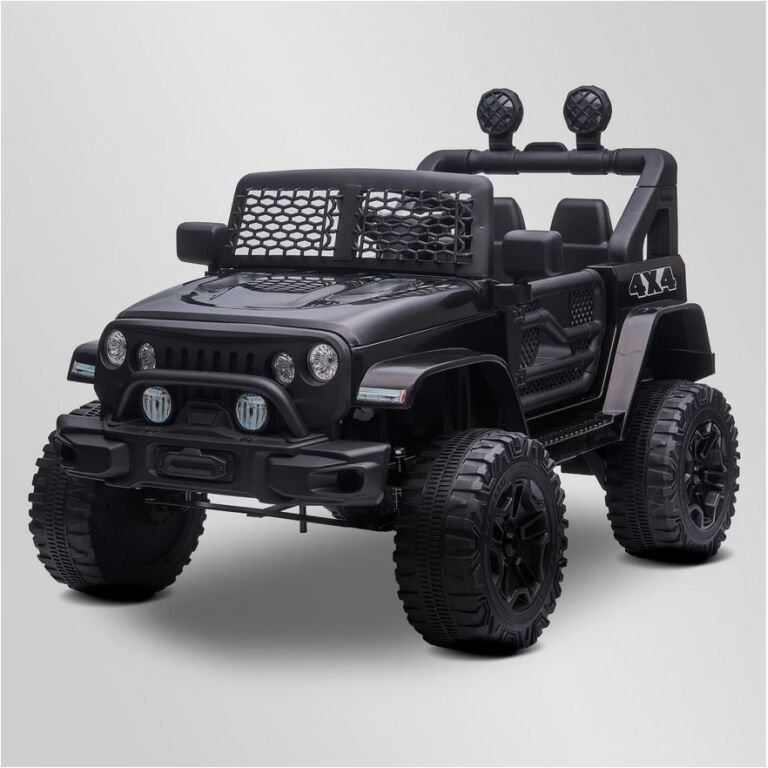 Voiture enfant électrique smx jeep mountain Noir