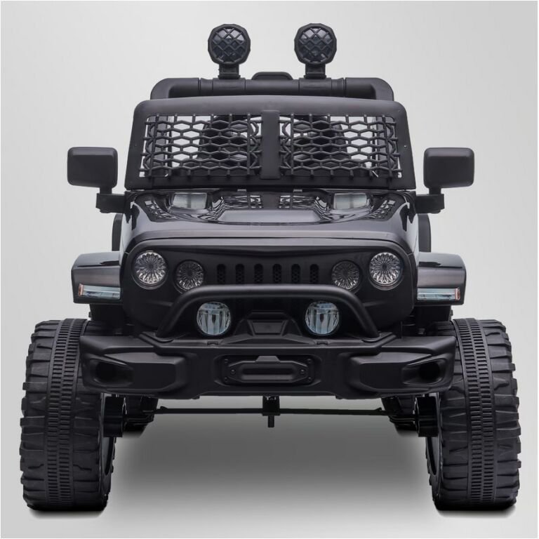 Voiture enfant électrique smx jeep mountain Noir