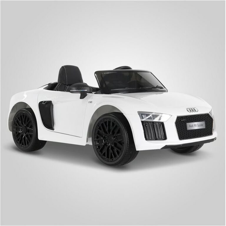 Voiture électrique enfant audi r8 spyder Blanc