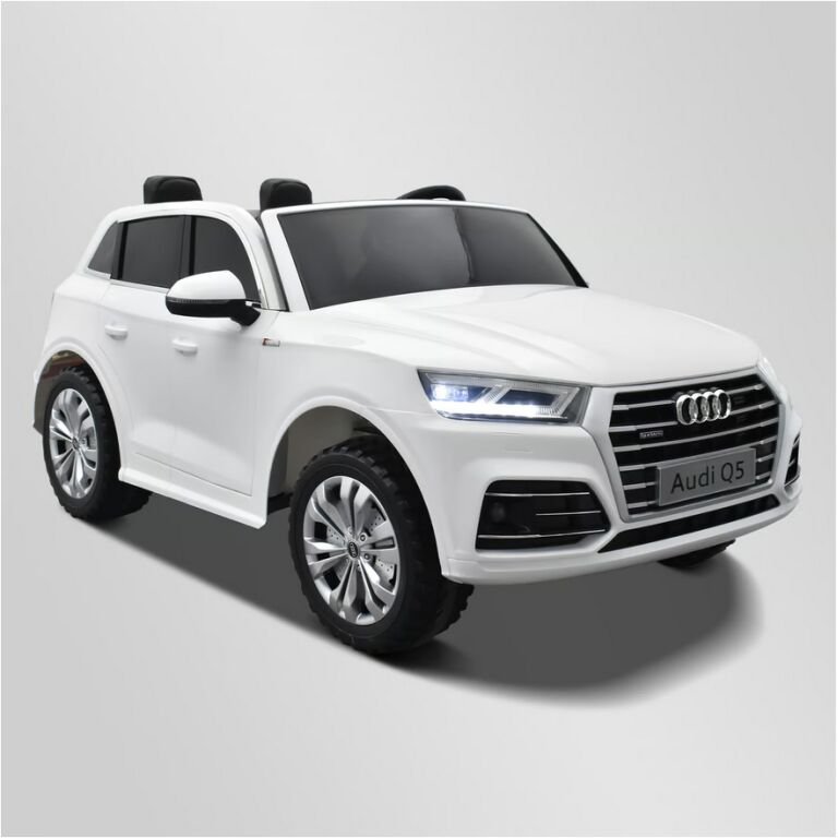 Voiture électrique enfant audi q5 tfsi 24v 2 places Blanc