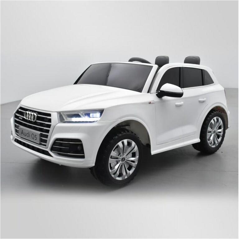 Voiture électrique enfant audi q5 tfsi 24v 2 places Blanc