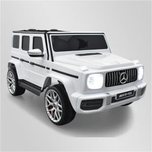 Voiture électrique enfant mercedes amg g63 2 places Blanc