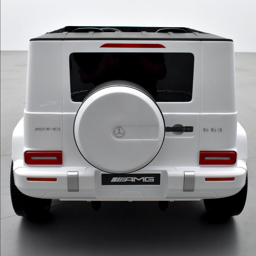 Voiture électrique enfant Mercedes G63 blanche