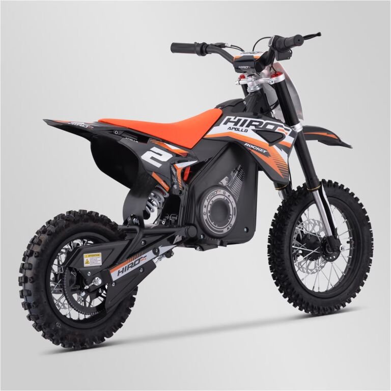 Dirt bike enfant électrique hiro rocket 1000w 2024 Orange - Image 2