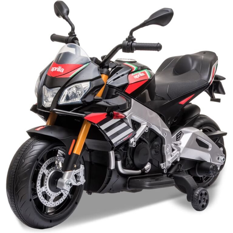 MOTO ELECTRIQUE ENFANT APRILIA TUONO V4 NOIR 3