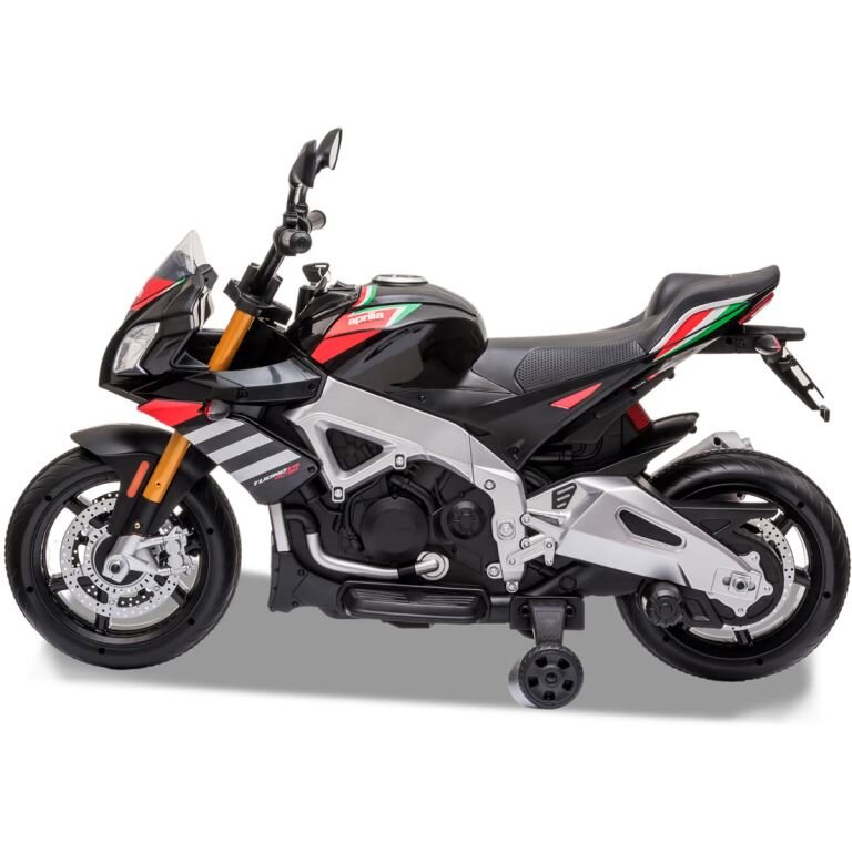 MOTO ELECTRIQUE ENFANT APRILIA TUONO V4 NOIR 4