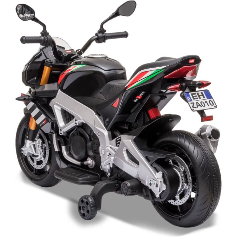 MOTO ELECTRIQUE ENFANT APRILIA TUONO V4 NOIR 5