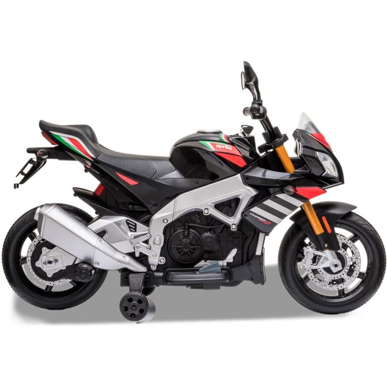 MOTO ELECTRIQUE ENFANT APRILIA TUONO V4 NOIR 6