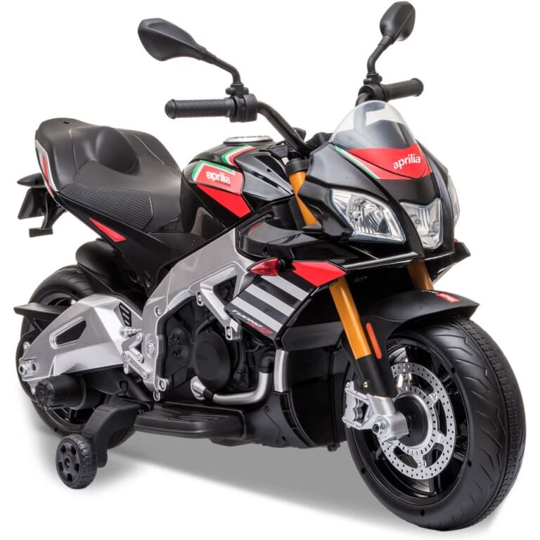 MOTO ELECTRIQUE ENFANT APRILIA TUONO V4 NOIR