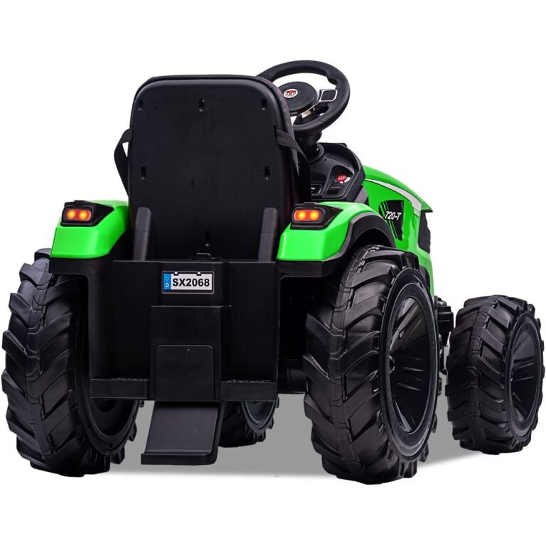 TRACTEUR ELECTRIQUE ENFANT BIGWIL VERT 3