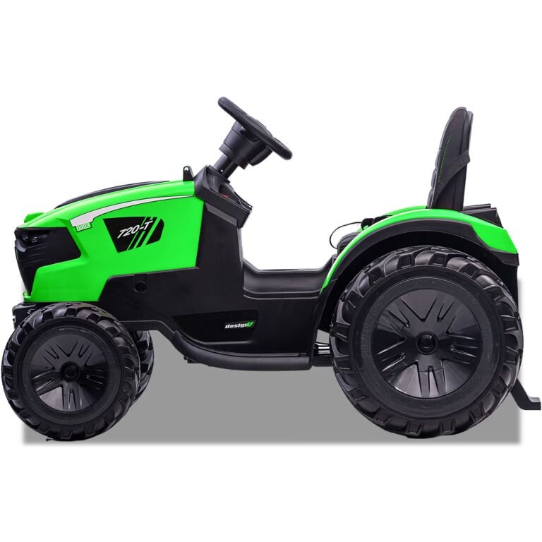 TRACTEUR ELECTRIQUE ENFANT BIGWIL VERT 6