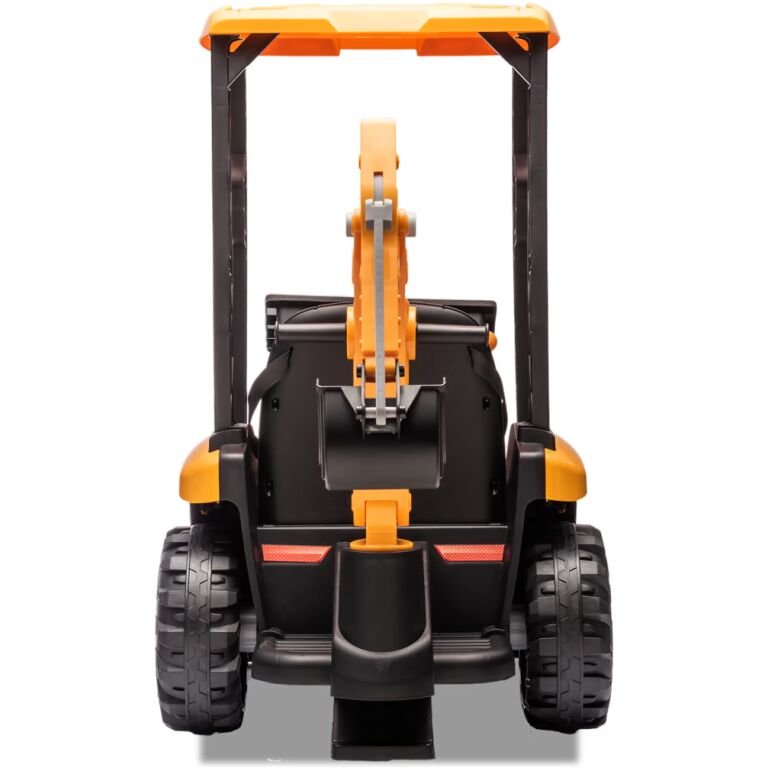 TRACTOPELLE ELECTRIQUE ENFANT JCB 12V JAUNE 3