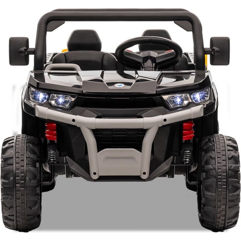 UTILITAIRE ELECTRIQUE ENFANT 6X6 AVEC BENNE BASCULANTE NOIR 2