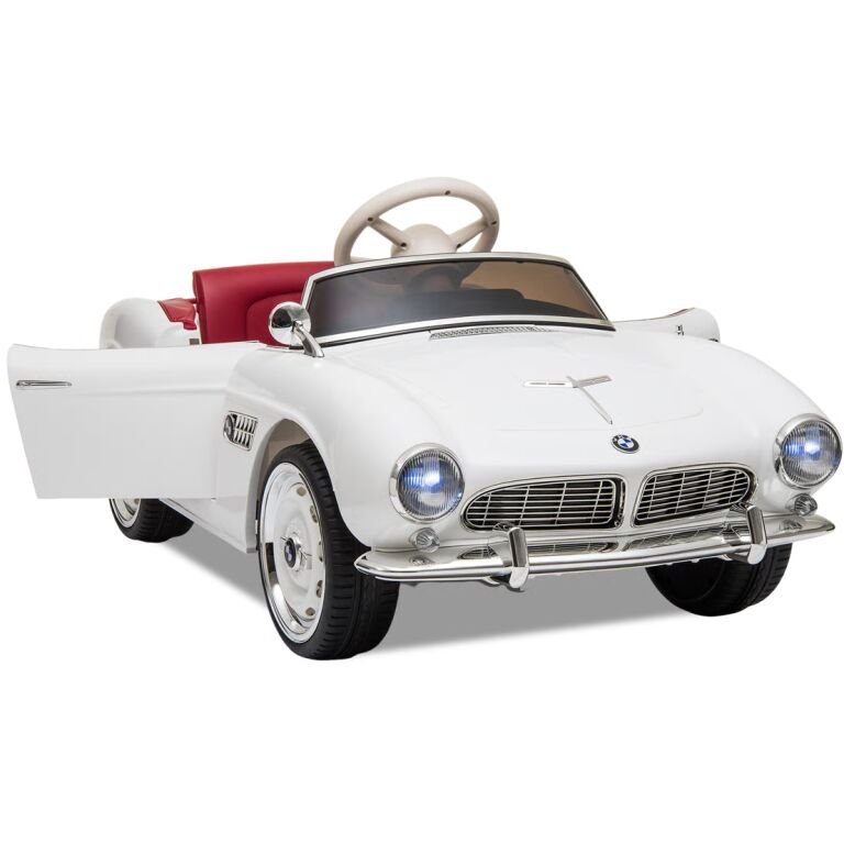 VOITURE ELECTRIQUE ENFANT BMW 507 BLANC 4