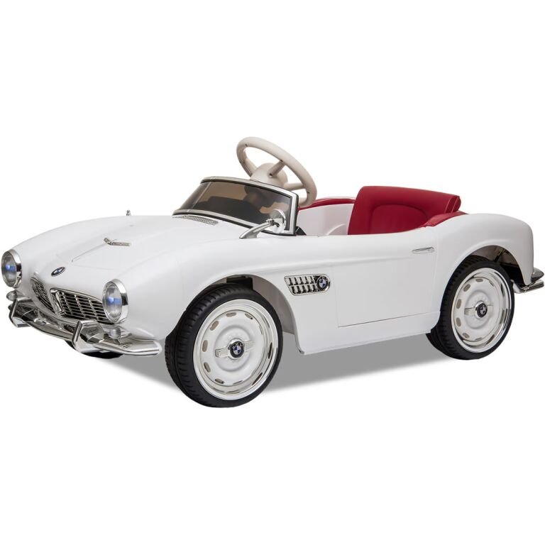 VOITURE ELECTRIQUE ENFANT BMW 507 BLANC 6