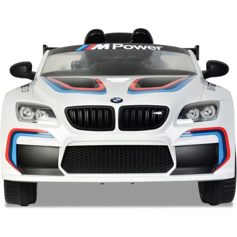 VOITURE ELECTRIQUE ENFANT BMW M6 GT3 BLANC 2