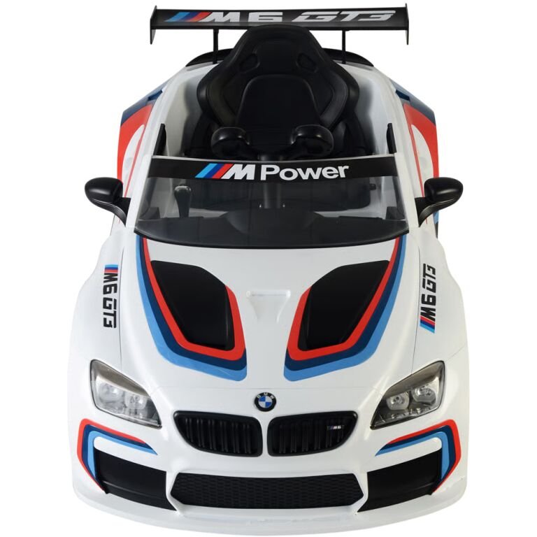 VOITURE ELECTRIQUE ENFANT BMW M6 GT3 BLANC 6