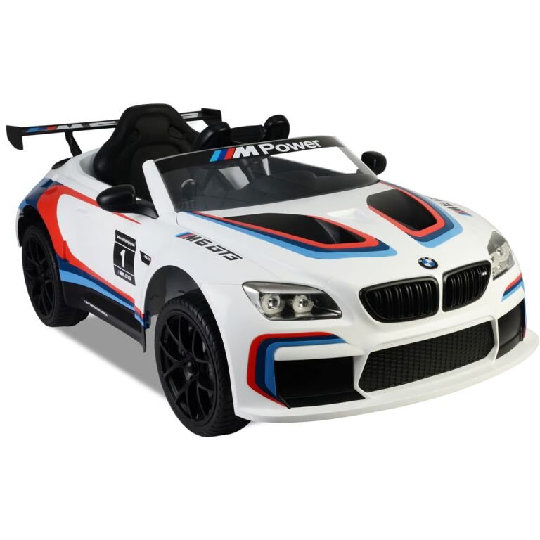 VOITURE ELECTRIQUE ENFANT BMW M6 GT3 BLANC 7