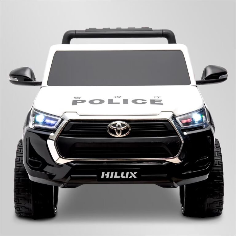 VOITURE ENFANT ELECTRIQUE TOYOTA HILUX POLICE 12V 2