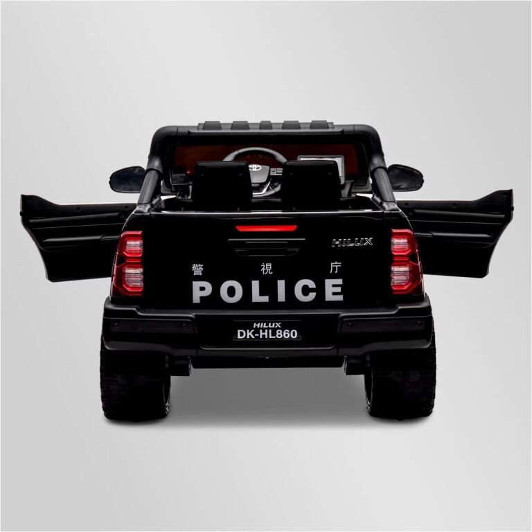 VOITURE ENFANT ELECTRIQUE TOYOTA HILUX POLICE 12V 5