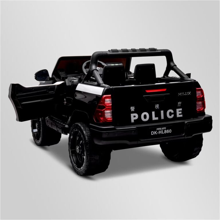 VOITURE ENFANT ELECTRIQUE TOYOTA HILUX POLICE 12V 6