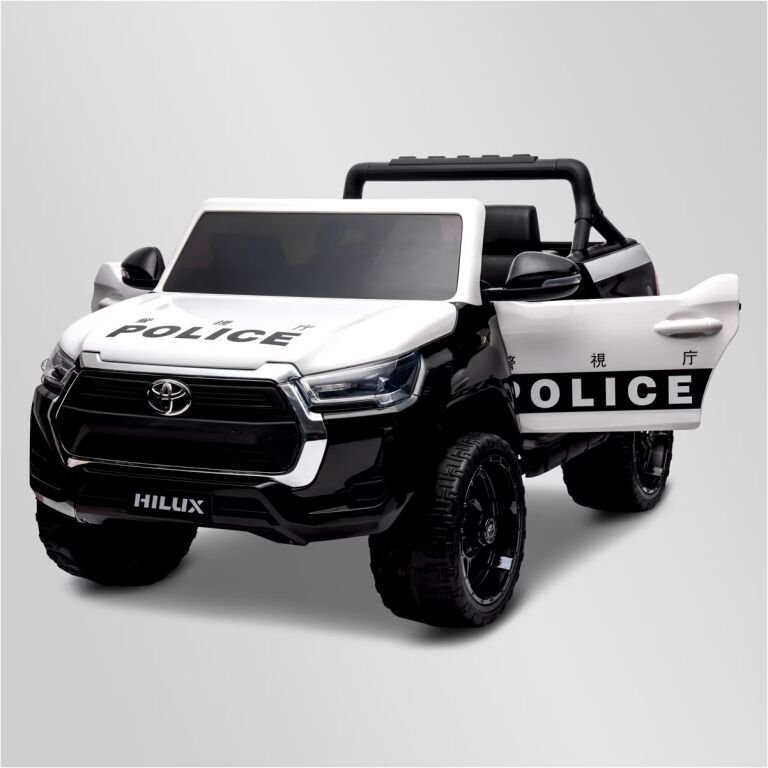 VOITURE ENFANT ELECTRIQUE TOYOTA HILUX POLICE 12V 7