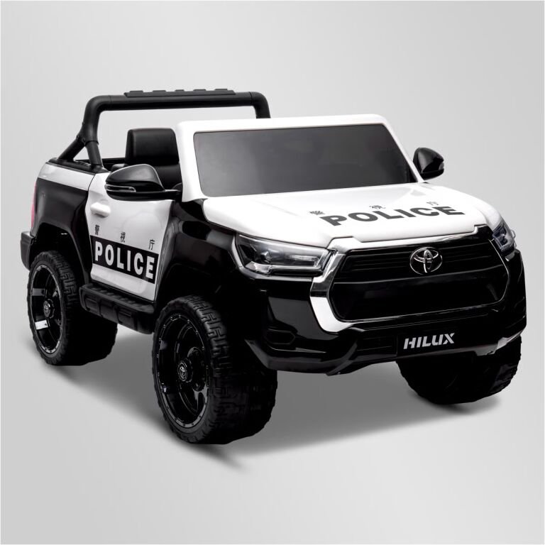 VOITURE ENFANT ELECTRIQUE TOYOTA HILUX POLICE 12V